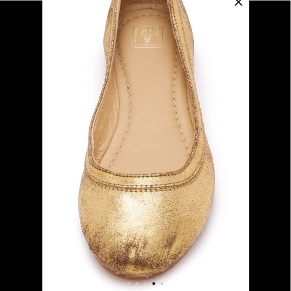 FRYE Metallic Carson Ballet Flats - Picture 5 of 7
